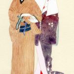 『高田歌舞伎を継いだ女役者　大津波をまぬかれた資料から』カバー原画